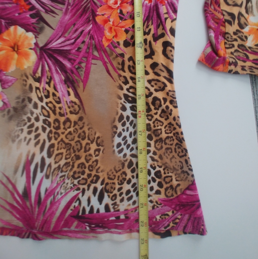 Cache Pink and Orange Embellished Blouse - Picture 8 of 11